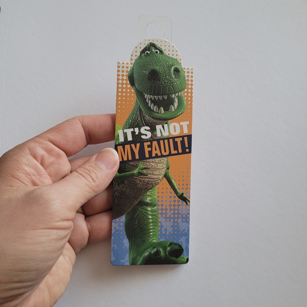 2010 Toy Story 3 T Rex Bookmark Magnetic Magnet UK That Company Called If, #6805 - Picture 5 of 16